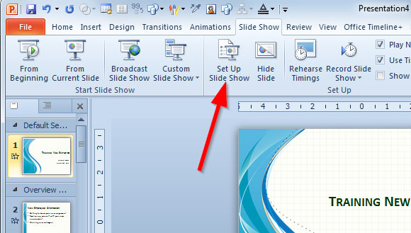 How To See Powerpoint Slide Show Not Full Window